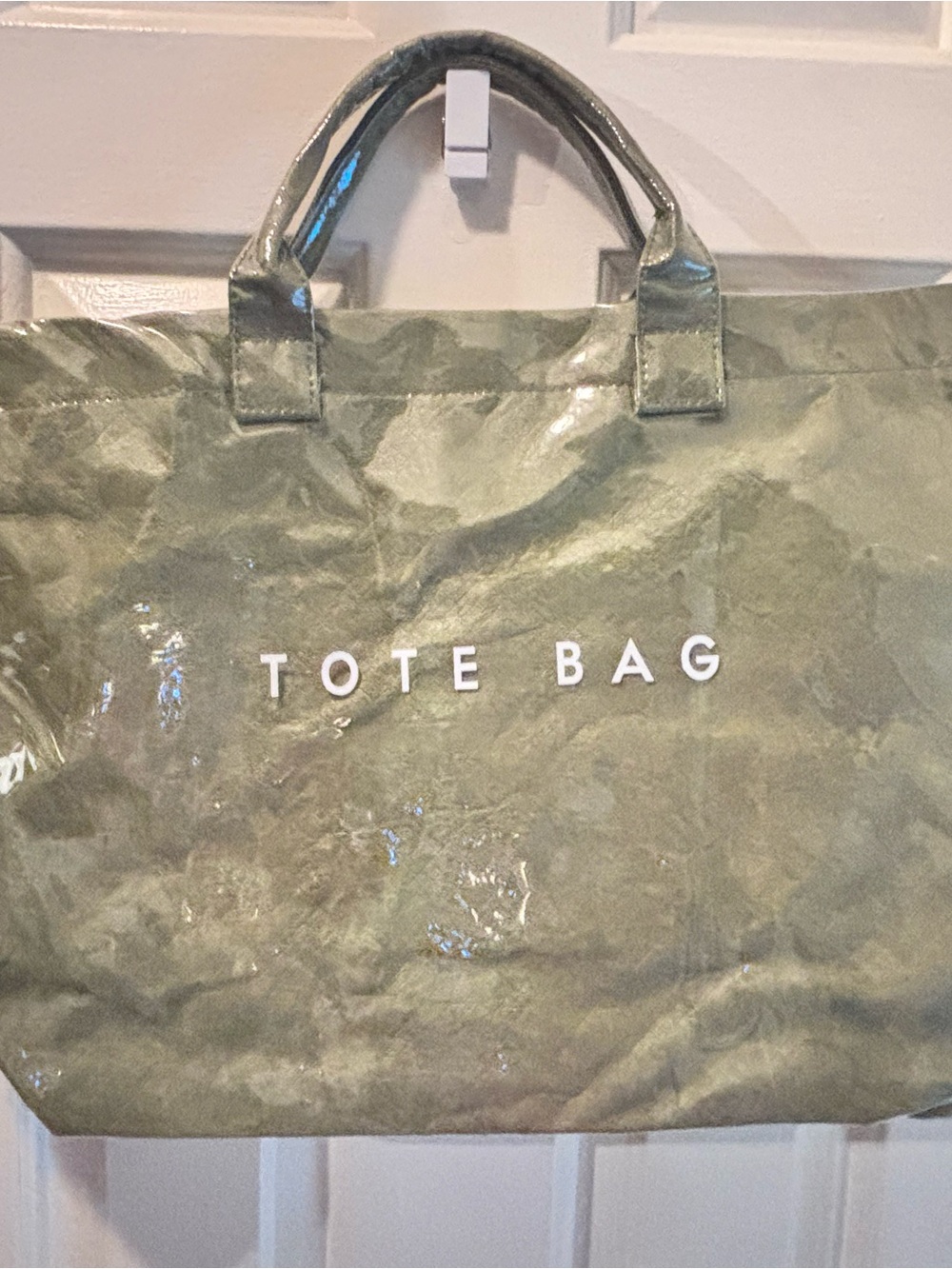 Source Unknown Olive Green Tote Bag